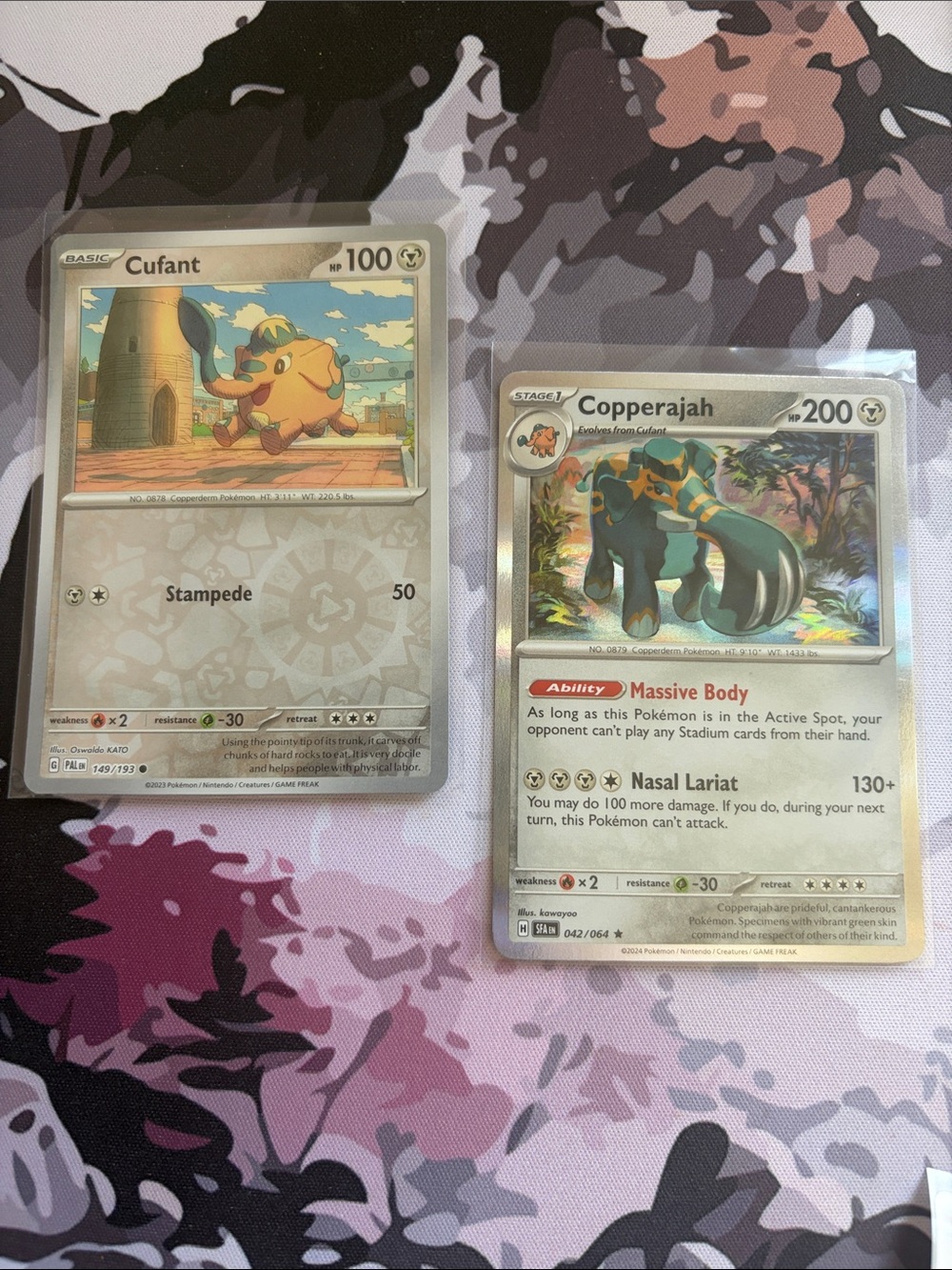 Cufant & Copperajah Pokémon Evolution Reverse Holo Card Lot 🐘 | 2 Cards ✨5/$25✨